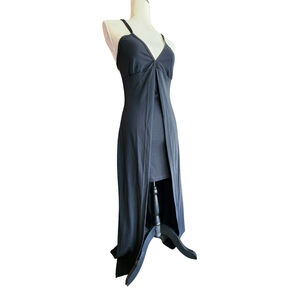 Vintage Y2K Silvergate Black High-Low Gown Dress Women's L